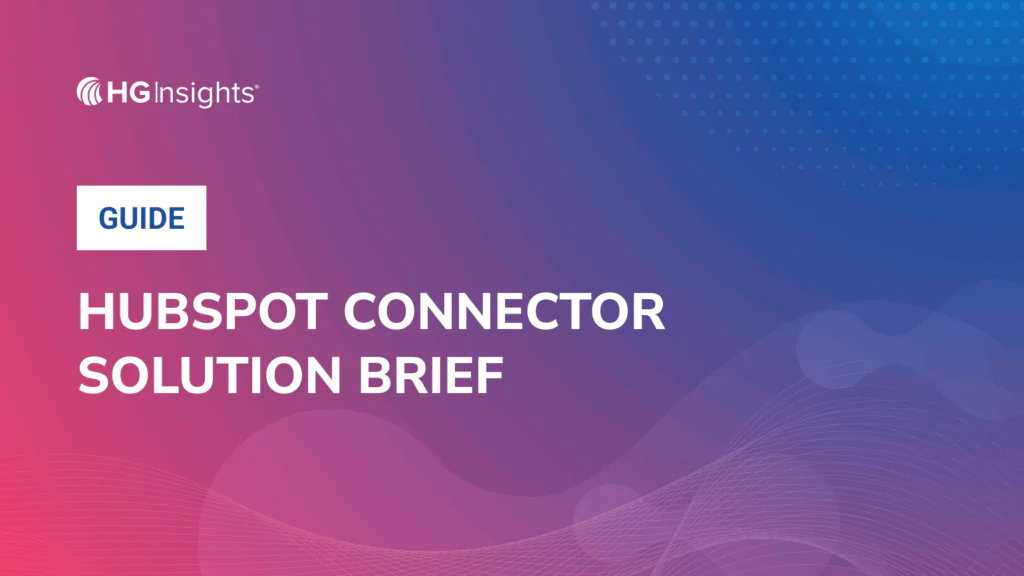Image: HubSpot Connector <BR> Solution Brief